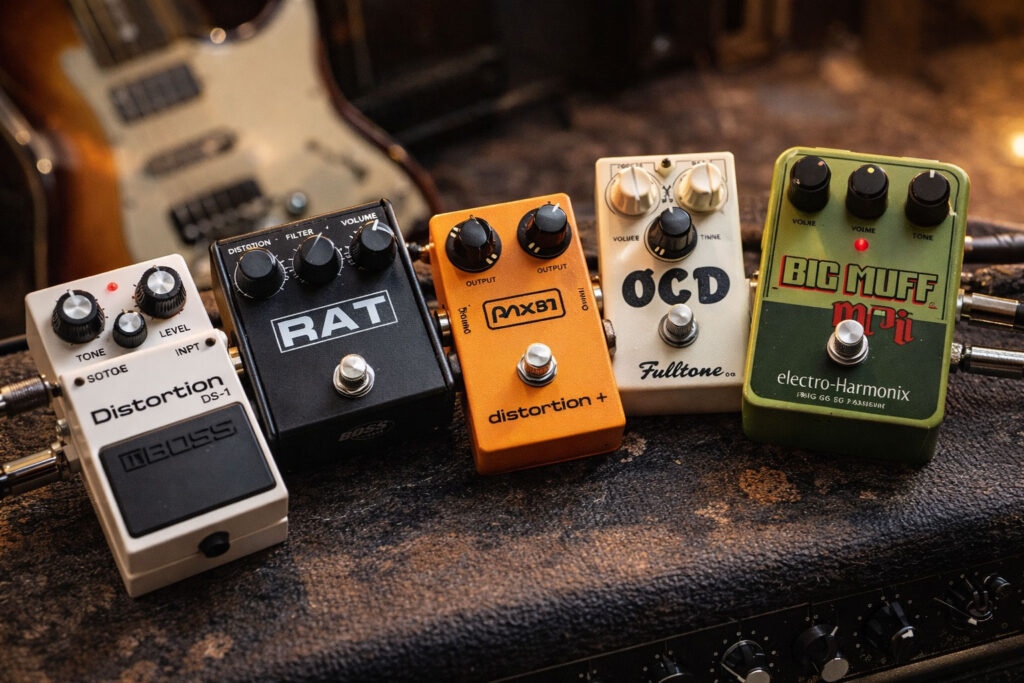 Os 12 Melhores Pedais de Distorção para guitarra