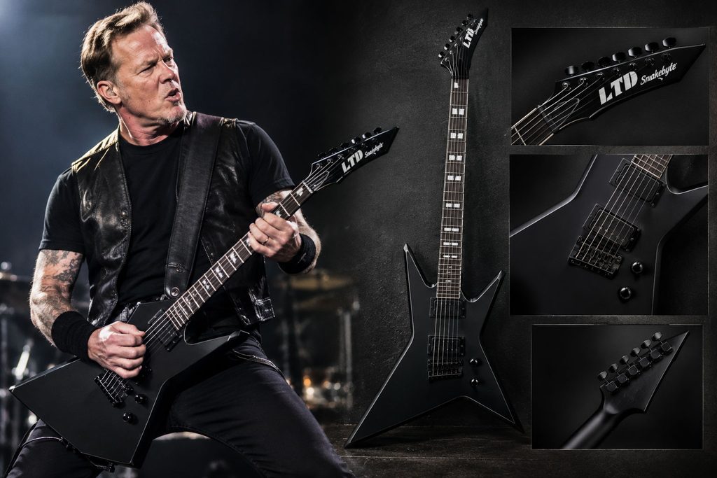 Guitarra Esp Ltd James Hetfield Signature Snakebyte