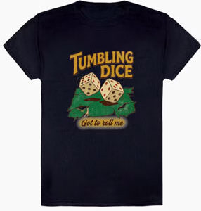 Camiseta Modal Tech Rock Classic Tumbling Dice